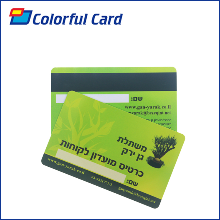 Magnetic stripe card